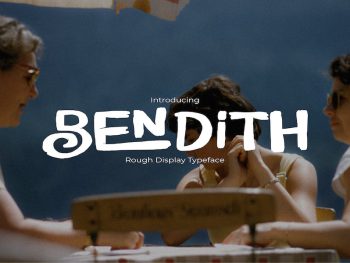 Bendith Rough Display Yazı Tipi