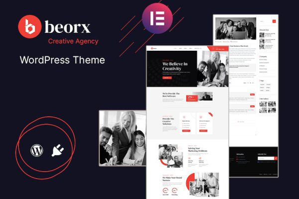 Beorx - Elementor Creative Agency WordPress Teması