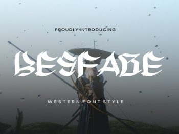 Besfage - Blackletter Font Yazı Tipi