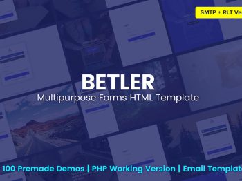 Betler - Multipurpose Forms HTML Template Yazı Tipi
