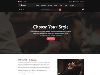 Bevan – Barber Salon Bootstrap 4 HTML Template Yazı Tipi