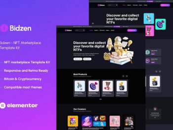 Bidzen - NFT Marketplace React Template Yazı Tipi