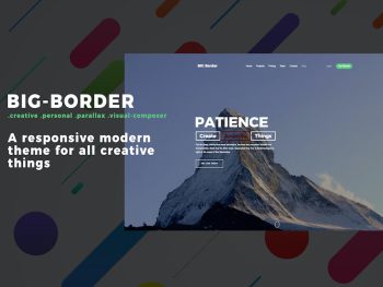 Big Border - Onepage Portfolio Bootstrap Portfolio Yazı Tipi