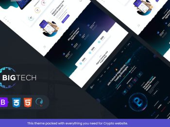 Bigtech - ICO & Crypto Landing Page Template Yazı Tipi