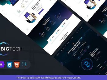 Bigtech - ICO & Crypto Landing React Nextjs Templa Yazı Tipi