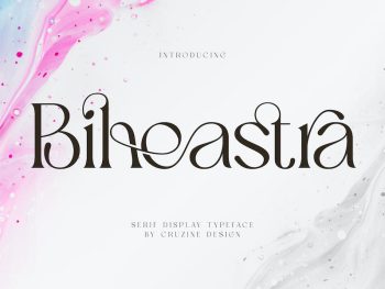 Biheastra Modern Serif Yazı Tipi