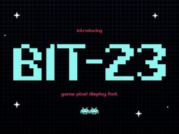 Bit-32 - Retro Gaming Font Yazı Tipi