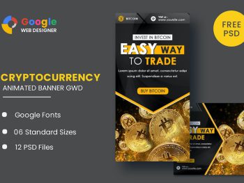 Bitcoin Animated Banner Google Web Designer Yazı Tipi