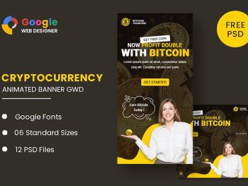 Bitcoin Animated Banner Google Web Designer Yazı Tipi