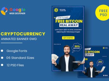 Bitcoin Banner Animated Banner Google Web Designer Yazı Tipi