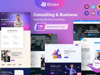 Bizex - Business Consulting WordPress Teması