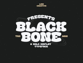 Black Bone Yazı Tipi