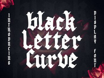 BlackLetterCurve Yazı Tipi
