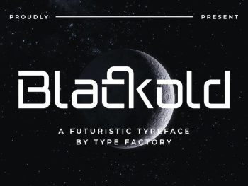Blackold – Futuristic Typeface Yazı Tipi