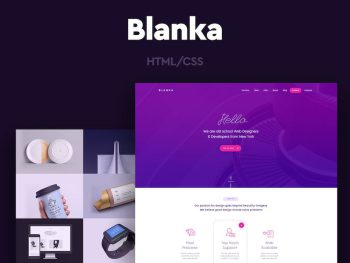 Blanka - One Page HTML Template Yazı Tipi