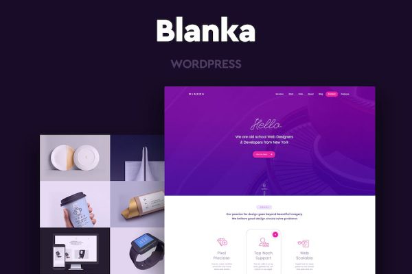 Blanka - One Page WordPress Teması