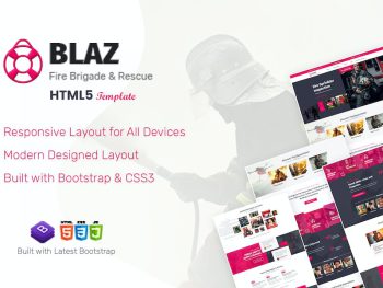 Blaz - Fire Brigade HTML Template Yazı Tipi
