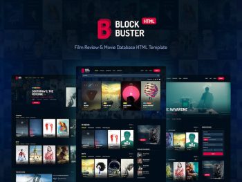 BlockBuster - Film Review & Movie Database HTML Yazı Tipi