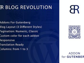 Blog Revolution for Gutenberg WordPress Plugin WordPress Eklentisi