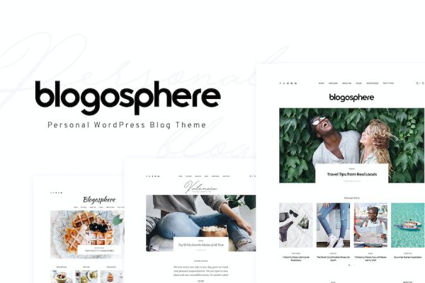 Blogosphere - Multipurpose Blogging Theme WordPress Teması