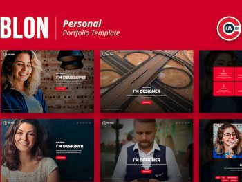 Blon - Personal Portfolio Template Yazı Tipi