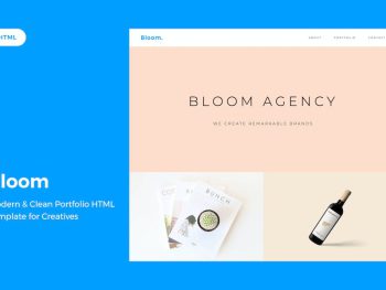 Bloom Portfolio HTML Template Yazı Tipi