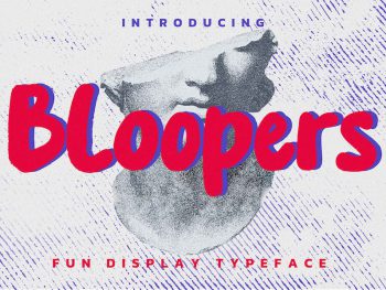 Bloopers - Fun Display Typeface Yazı Tipi