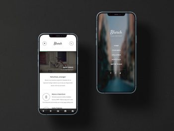 Blureh | Mobile Website Template Yazı Tipi