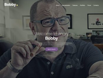 Bobby - Personal HTML Template Yazı Tipi