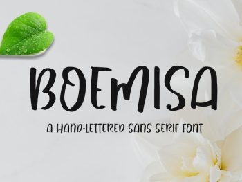 Boemisa - Display Font Yazı Tipi