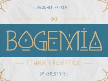 Bogemia Font Yazı Tipi