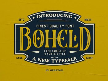 Boheld Font Collection Yazı Tipi