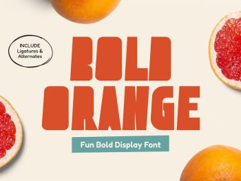 Bold Orange - Playful Fonts Yazı Tipi