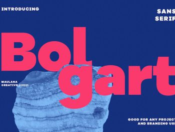 Bolgart Sans Serif Display Font Yazı Tipi
