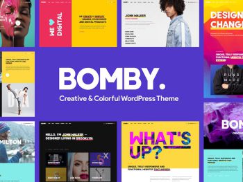 Bomby - Creative Multi-Purpose WordPress Teması