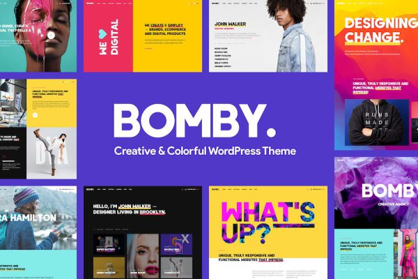 Bomby - Creative Multi-Purpose WordPress Teması