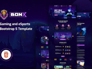 Bonx - Gaming Website Template HTML Version Yazı Tipi