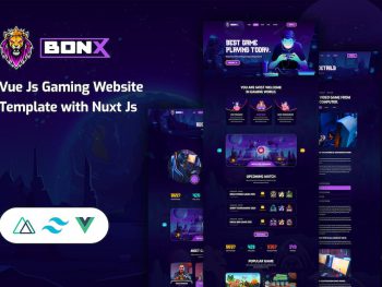 Bonx - Vue Js Gaming Website Template with Nuxt Js Yazı Tipi
