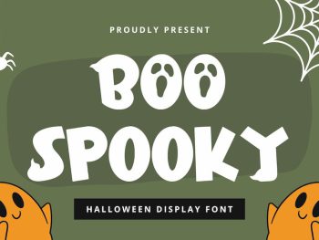 BooSpooky - Halloween Display Font Yazı Tipi