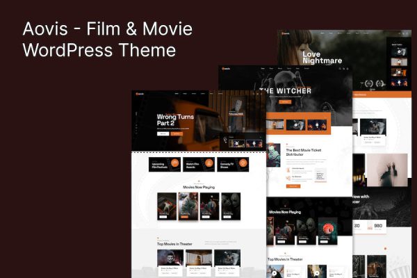 Booking Movie Film Tickets - Aovis WordPress Teması