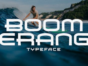 Boomerang - Hawaiian Typeface Yazı Tipi