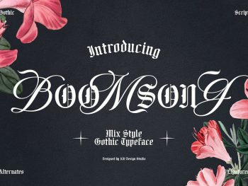 Boomsong Typeface Yazı Tipi