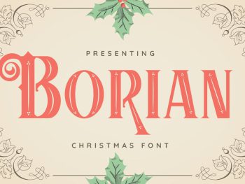 Borian Font Yazı Tipi