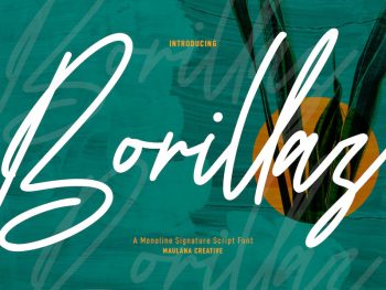 Borillaz Signature Script Font Yazı Tipi