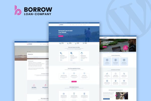 Borrow - Loan Company Responsive WordPress Teması