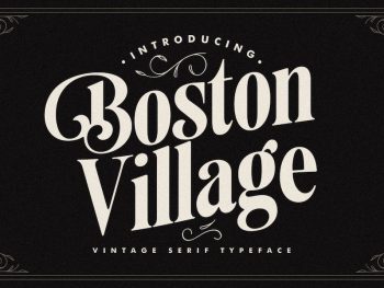 Boston Village Yazı Tipi
