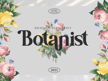 Botanist | Modern Serif Yazı Tipi