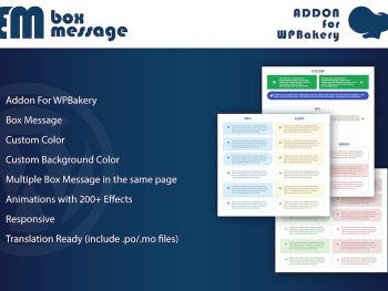 Box Message - Addons for WPBakery Page Builder WordPress Eklentisi