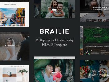 Brailie Photography Template for Photography Yazı Tipi