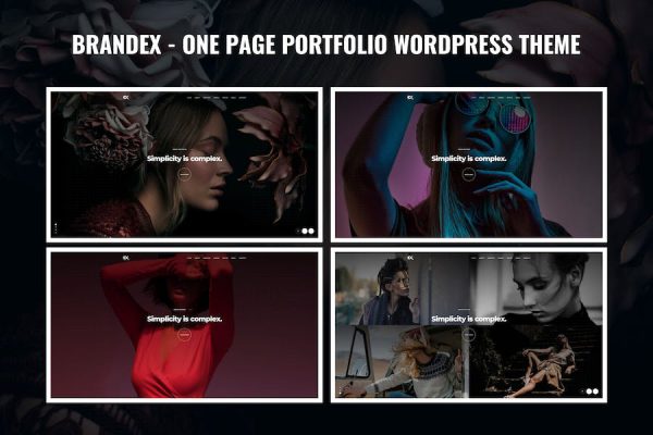 Brandex - One Page Portfolio WordPress Teması